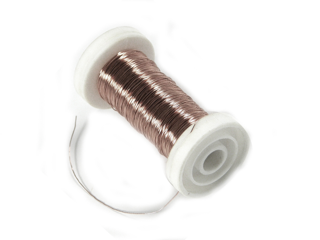 Drát aranžovací na cívce Ø 0,30 mm 50 g starorůžový