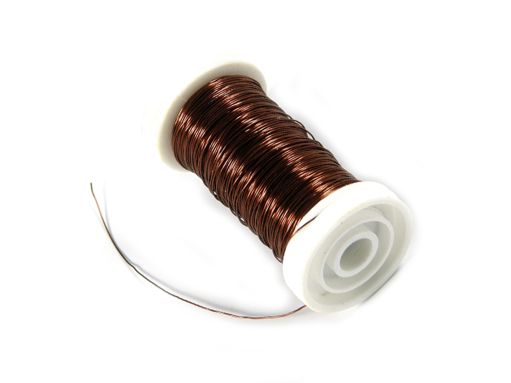 Drát aranžovací na cívce Ø 0,30 mm 50 g tmavě hnědý