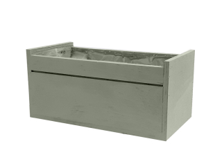 Truhlík dřevěný 30 x 18 cm obdélník naturální
