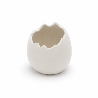 Skořápka obal keramika 8 cm kulatá