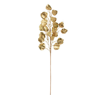 Eucalyptus 70 cm zlatý metal